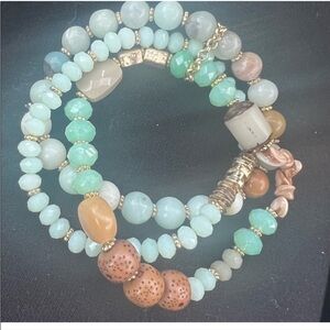 Jade Beaded Bracelet Set